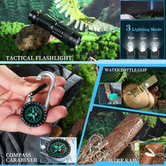 BHYTAKI fire starter and flint in action producing sparks for reliable emergency ignition