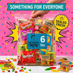 Big Mama Candy close-up of mixed gummies and chews highlighting varied textures and freshness