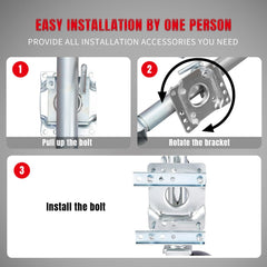 BIG RED mounted on trailer tongue demonstrating secure bolt-on installation and fit