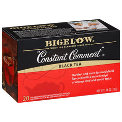 Bigelow Constant Comment front box showing packaging and brand freshness