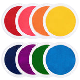 Biggun front view of large 7-inch ink pad showing bright colors and packaging benefit