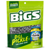 BIGS front packaging showing Vlasic dill pickle branding and convenience