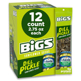 BIGS Vlasic Dill Pickle front packaging showing tangy snack benefits