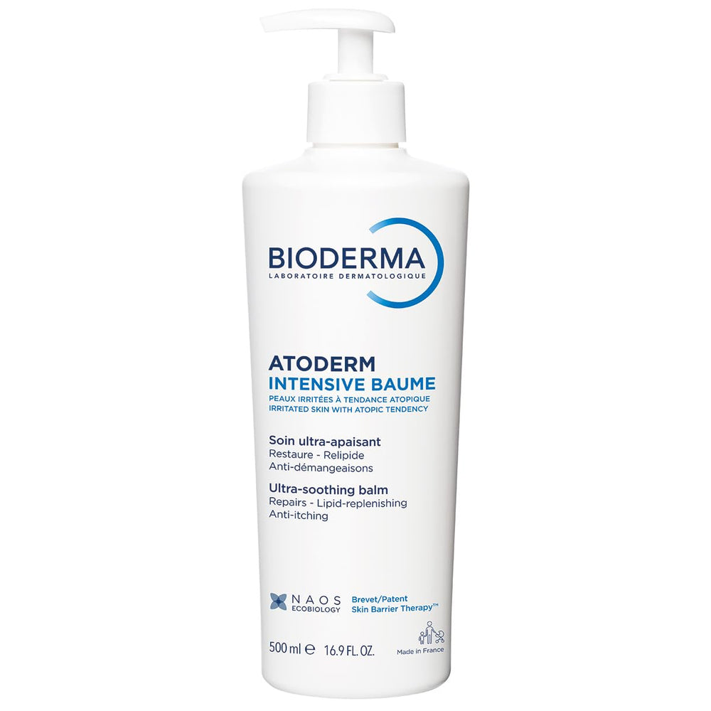 Bioderma Atoderm front packaging showing bottle and brand for clear identification