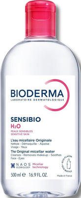 Bioderma bottle front view showing brand and gentle cleanser benefits