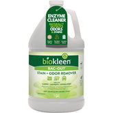 Biokleen Bac-Out lime front bottle shows eco cleaner ready to use