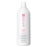 Biolage shampoo front bottle showing label and size, brand protects color