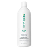Biolage Scalp Sync front packaging showing full 33.8 fl oz bottle and brand benefit