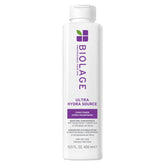 Biolage bottle front view showing product and salon hydration benefits