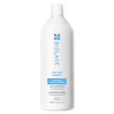 Biolage bottle front packaging showing product and benefit of volume