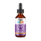 BIORAY Kids NDF Happy front packaging showing bottle and label, clear information benefit