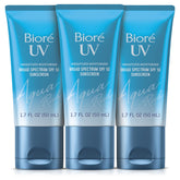 Bioré front packaging bottle showing SPF 50 and benefits