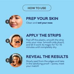 Bioré used strip with removed blackheads showing effective results
