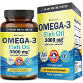 BioSchwartz bottle front view showing label and 180 softgels for convenient supply