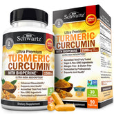 BioSchwartz front packaging showing supplement bottle and clear branding benefits