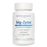 BIOTICS RESEARCH front packaging showing Mg-Zyme capsules and benefits