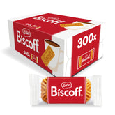 Biscoff front packaging showing box and label, highlights bulk convenience