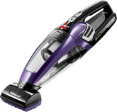 Bissell front view of cordless hand vacuum showing compact design and portability