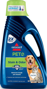 BISSELL front label view showing product name and volume benefits