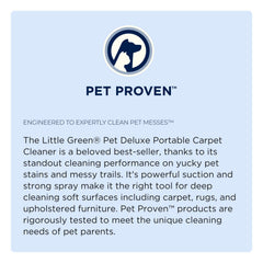 BISSELL Little Green Pet Deluxe tools laid out highlighting included attachments