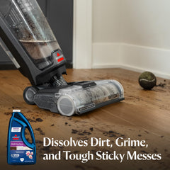 Bissell bottle pour spout demonstrating easy refill and accurate dosing