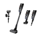 Bissell PowerClean front view showing upright cordless vacuum benefit fast storage