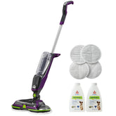 BISSELL SpinWave front view showing sleek cordless body and ready-to-clean convenience