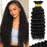 BIZVUS front packaging showing deep wave bundles and natural finish benefits
