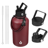 BJPKPK 64oz bottle front view showing capacity and design benefits