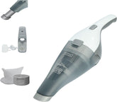 BLACK+DECKER dustbuster front view showing compact cordless design and quick access