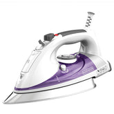 BLACK+DECKER front view of iron showing shape and ergonomic handle for comfortable use