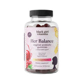 Black Girl Vitamins front bottle showing label and easy daily support