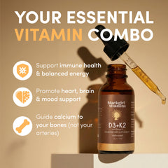 Black Girl Vitamins drops being added to a morning beverage highlighting convenience on busy days