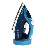 BLACK+DECKER front view of iron showing compact design and easy storage benefit