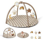 Blissful Diary front packaging showing brown checkerboard design and included toys benefits easy gifting