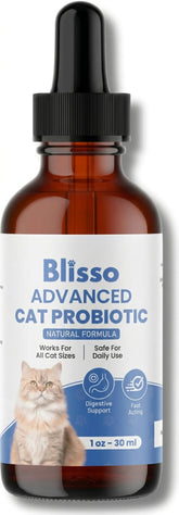 Blisso front label on 1 oz bottle showing product identity and benefits