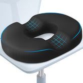 BlissTrends donut pillow front view showing ergonomic shape and comfort