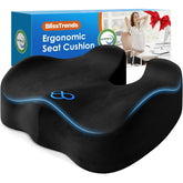 BlissTrends front view of XL cushion showing generous surface and comfort