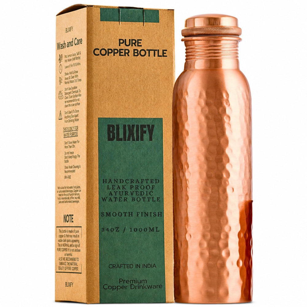 BLIXIFY bottle front view showing elegant finish and carry benefit