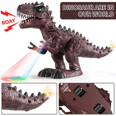 BLmukce Brachiosaurus side profile lit LEDs demonstrating visual play appeal