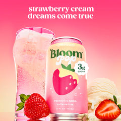 Bloom Nutrition can and glass in a kitchen setting, demonstrating refreshing everyday use