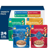 Blue Buffalo front packaging showing variety pack and benefits