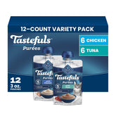 Blue Buffalo front packaging showing variety pack and benefits