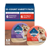 Blue Buffalo front packaging showing variety pack and benefits