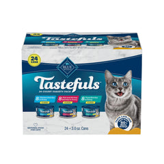 Blue Buffalo pack front packaging showing variety and benefits