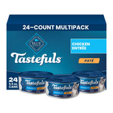 Blue Buffalo front packaging showing Tastefuls chicken and benefits