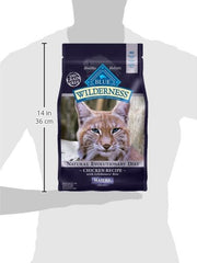 Blue Buffalo bag nutrition label showing ingredient and feeding details