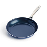 Blue Diamond front view showing blue skillet and nonstick surface benefit
