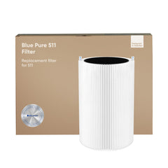 BLUEAIR front view of genuine Blue Pure 511 filter showing fit and brand benefit