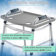 Bluestone detailed handle slot showing fit and stability on a walker handle